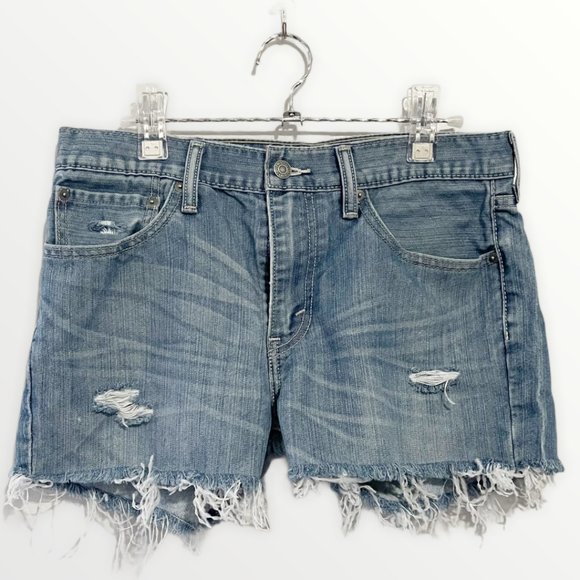 Levi's Pants - LEVI'S 511 Distressed High Rise Cutoff Shorts